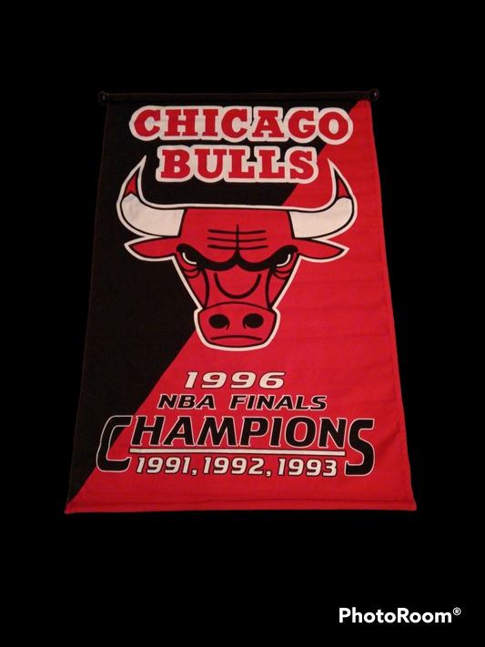 Chicago Bulls NBA Championship Banner