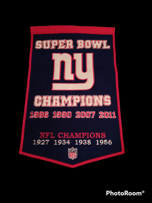 New York Giants Championship Banner